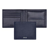 Hugo Boss Classic Grained Navy Leather Wallet- HLM416N - Cassim & Co South Africa