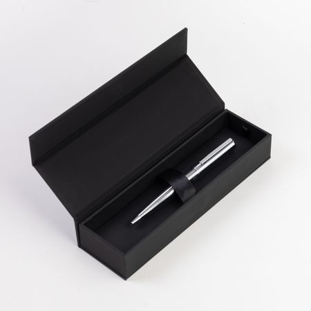Hugo Boss Label Chrome Ballpoint Pen-HSH2094B