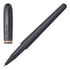 Hugo Boss Contour Iconic rollerball pen in dark grey aluminium with gunmetal plating and signature stripe detailing