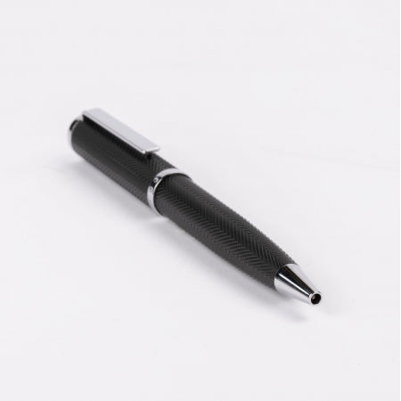 Hugo Boss Herringbone Chrome Ballpoint Pen- HSI1064B - Cassim & Co South Africa