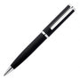 Hugo Boss Formation Herringbone Chrome Ballpoint Pen in black with textured barrel and polished chrome accents