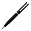 Hugo Boss Formation Herringbone Chrome Ballpoint Pen in black with textured barrel and polished chrome accents