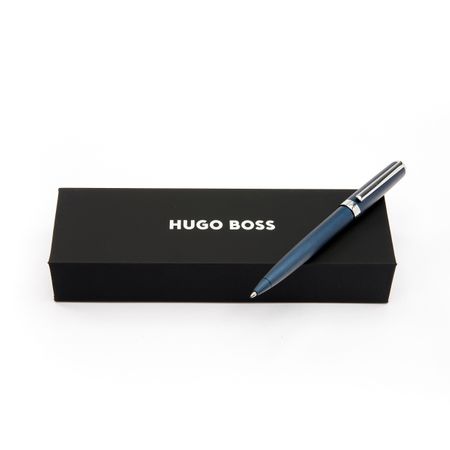 Hugo Boss Gear Brushed Navy Ballpoint-HSK4414N - Cassim & Co South Africa