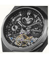 Ingersoll Broadway Dual Time Automatic Skeleton Black PVD Ceramic Watch (I12908)