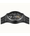 Ingersoll Broadway Dual Time Automatic Skeleton Black PVD Ceramic Watch (I12908)
