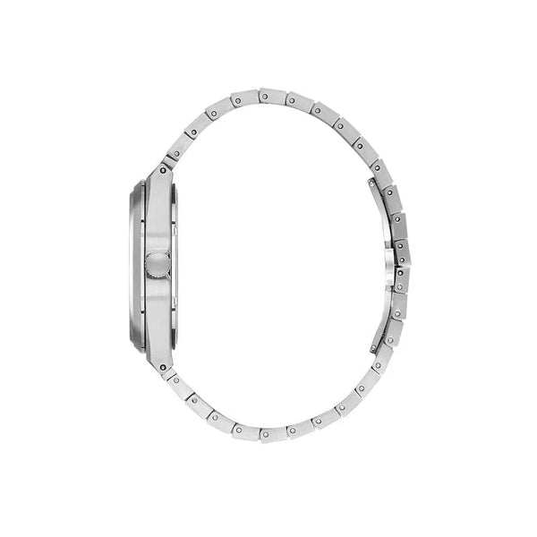 Daniel Klein Quartz Ice Blue Dial Stainless Steel Men's Watch with Date (DK114061-2)