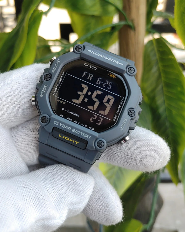 Casio Dual Time Grey- AE-1600H-8BVDF