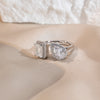 Baguette & Pear Moissanite Ring – M57A - Cassim & Co South Africa