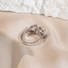 Baguette & Pear Moissanite Ring – M57A - Cassim & Co South Africa