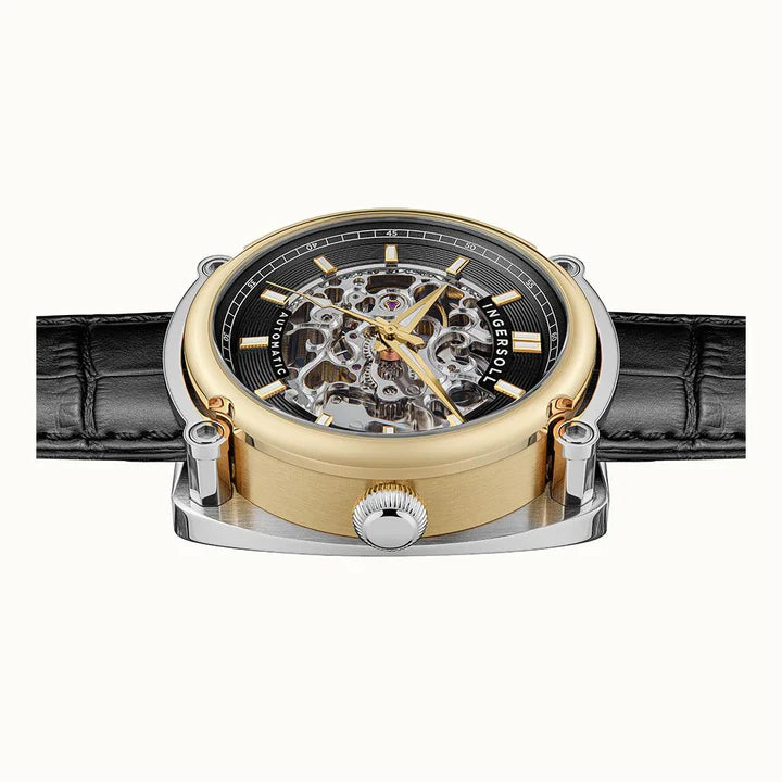 Ingersoll The Michigan Automatic Skeleton Dial Two-Tone Stainless Steel Watch (I13301) - Cassim & Co South Africa