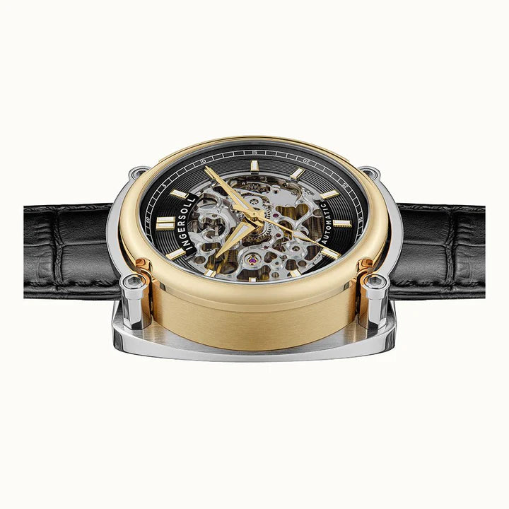 Ingersoll The Michigan Automatic Skeleton Dial Two-Tone Stainless Steel Watch (I13301) - Cassim & Co South Africa