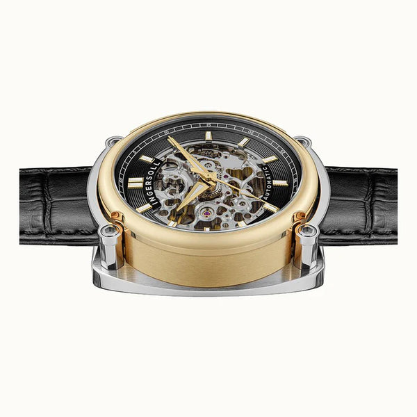Ingersoll The Michigan Automatic Skeleton Dial Two-Tone Stainless Steel Watch (I13301) - Cassim & Co South Africa