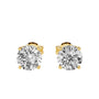 9ct yellow gold 1.07ct lab grown diamond stud earrings with four-claw setting by Cassim & Co Johannesburg