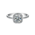 1ct Square Pavé Moissanite Ring – MO40 - Cassim & Co South Africa