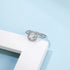 1ct Square Pavé Moissanite Ring – MO40 - Cassim & Co South Africa