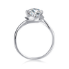 4 Claw 1ct Round Dress Moissanite Ring