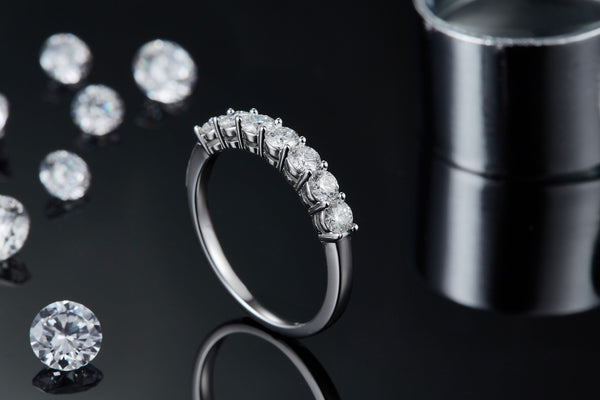 Eternity Moissanite Ring – M37B - Cassim & Co South Africa