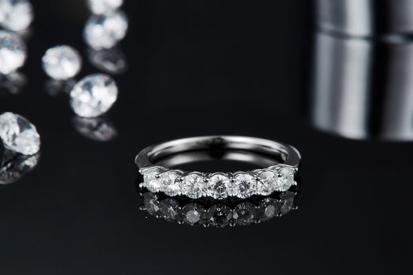 Eternity Moissanite Ring – M37B - Cassim & Co South Africa