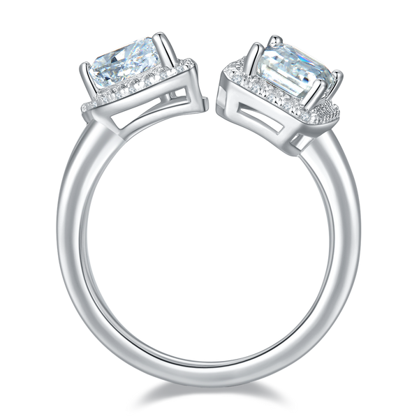 Baguette & Pear Moissanite Ring – M57A - Cassim & Co South Africa