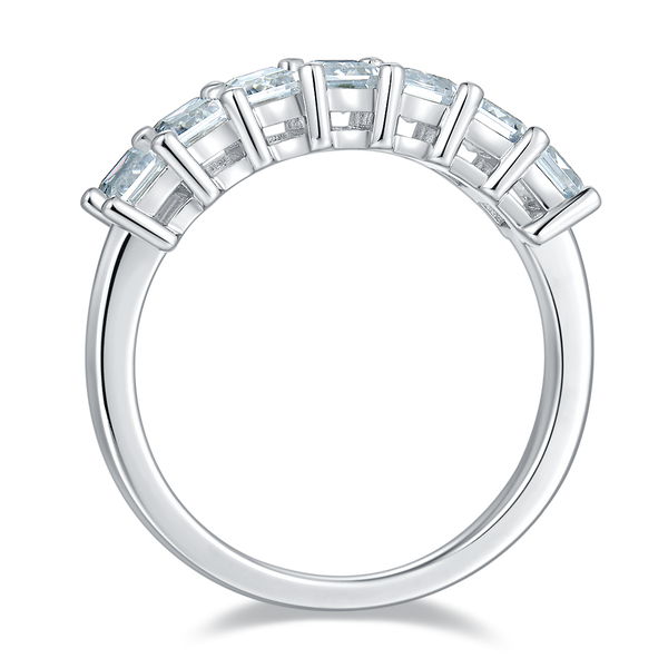 Emerald Cut Eternity Moissanite Ring – M95D - Cassim & Co South Africa