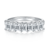 Emerald Cut Eternity Moissanite Ring – M95D - Cassim & Co South Africa