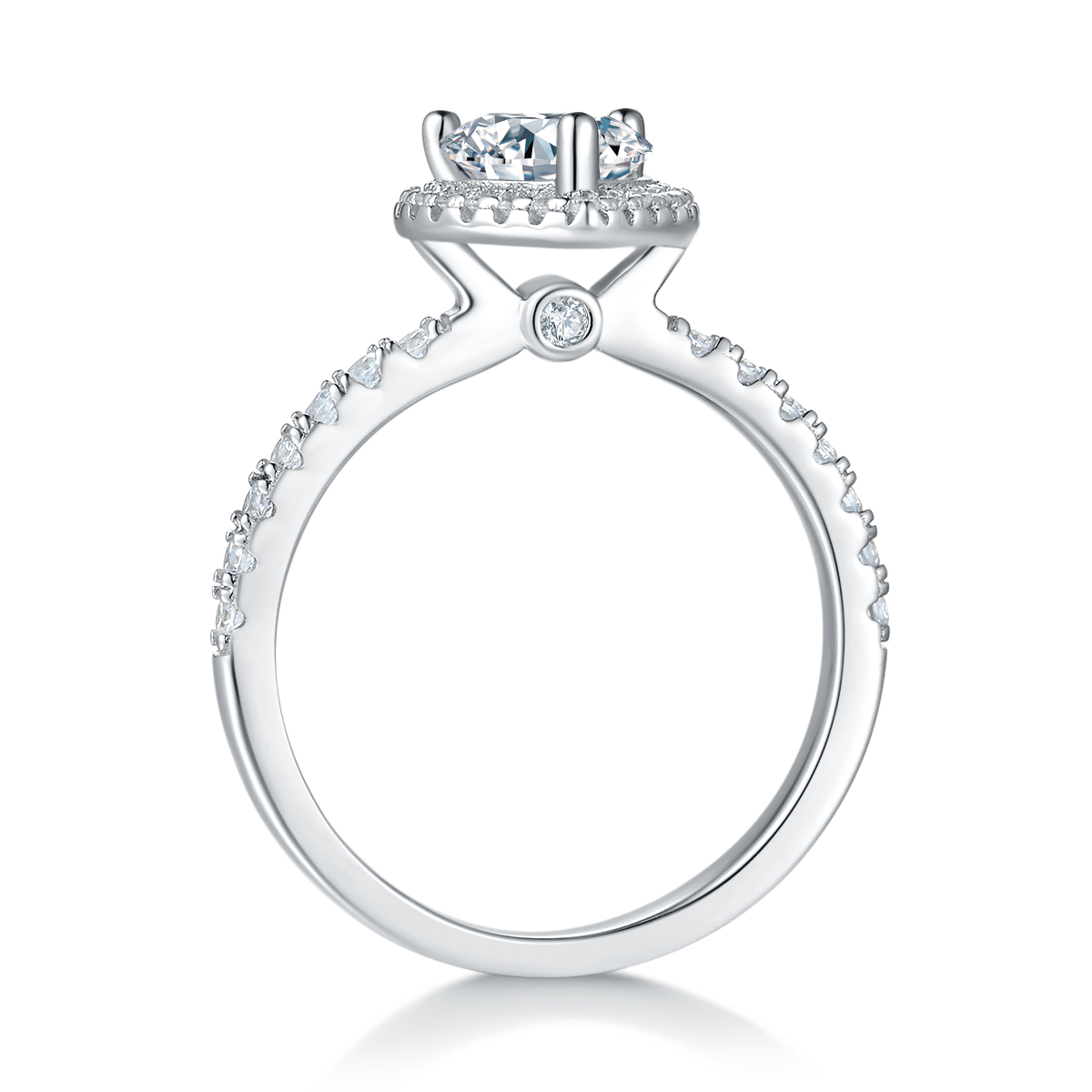 1ct Heart-Shaped Solitaire Moissanite Ring – M96C - Cassim & Co South Africa