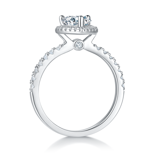 1ct Heart-Shaped Solitaire Moissanite Ring – M96C - Cassim & Co South Africa