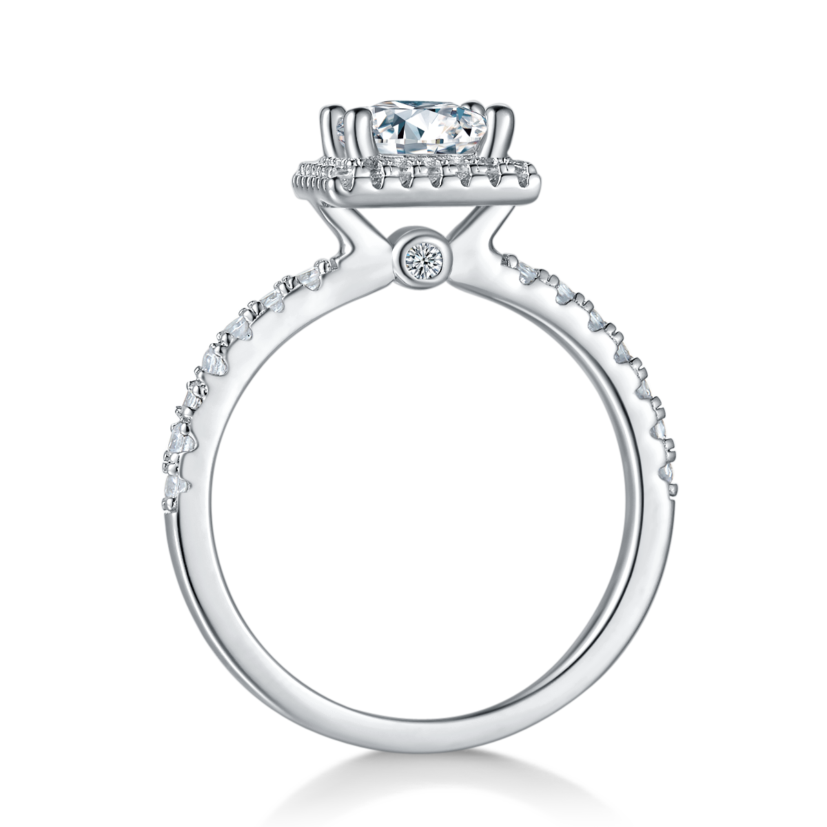 1ct Princess Cut Solitaire Moissanite Ring – M96E - Cassim & Co South Africa