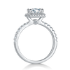 1ct Princess Cut Solitaire Moissanite Ring – M96E - Cassim & Co South Africa