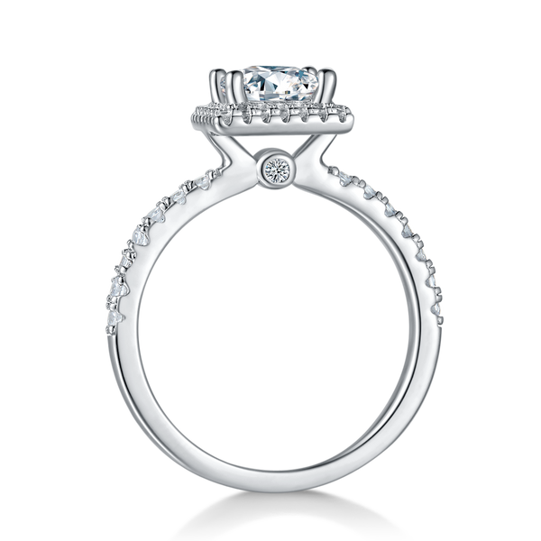 1ct Princess Cut Solitaire Moissanite Ring – M96E - Cassim & Co South Africa