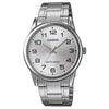Casio MTP-V001D-7BUDF Quartz Analog Silver Dial Stainless Steel Watch