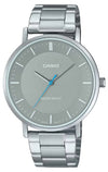 Casio MTP-VT04D Quartz Grey Dial Stainless Steel Watch (MTP-VT04D-8E)