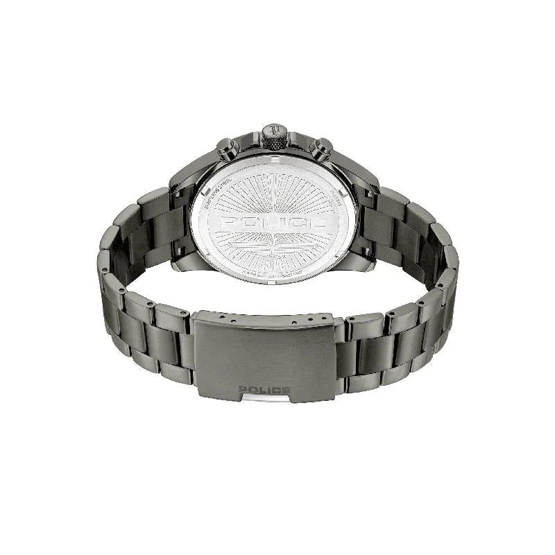 Police Malawi Quartz Chronograph Gunmetal Ion-Plated Stainless Steel Watch (PEWJK2227808)