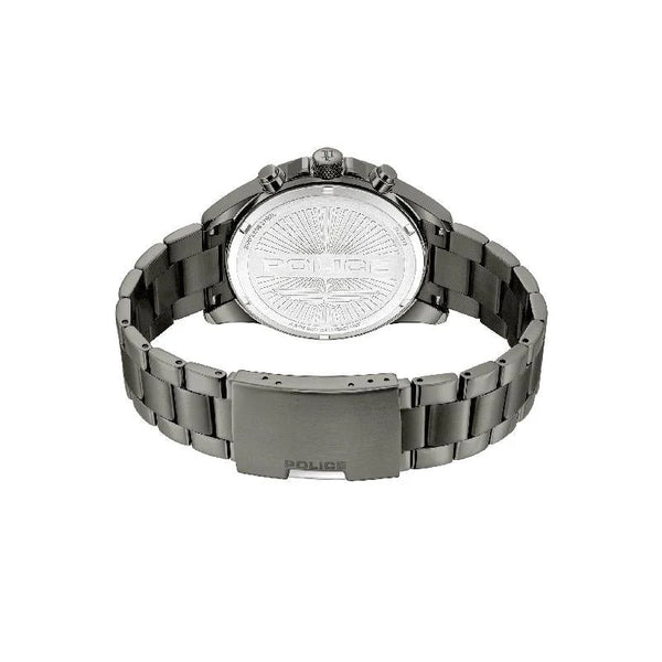 Police Malawi Quartz Chronograph Gunmetal Ion-Plated Stainless Steel Watch (PEWJK2227808)