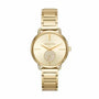 Michael Kors Portia MK3639 gold-tone quartz watch with champagne dial and crystal sub-eye on stainless steel bracelet