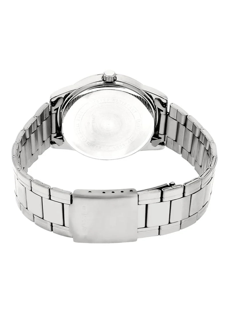 Casio MTP-V001D-7BUDF Quartz Analog Silver Dial Stainless Steel Watch