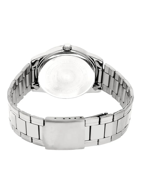 Casio MTP-V001D-7BUDF Quartz Analog Silver Dial Stainless Steel Watch