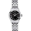 Tissot Classic Dream Lady Swiss Quartz Black Dial Stainless Steel Watch T1292101105300 Front View