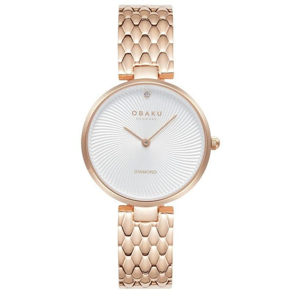 Obaku Diamant Rose Gold V256LXVISV