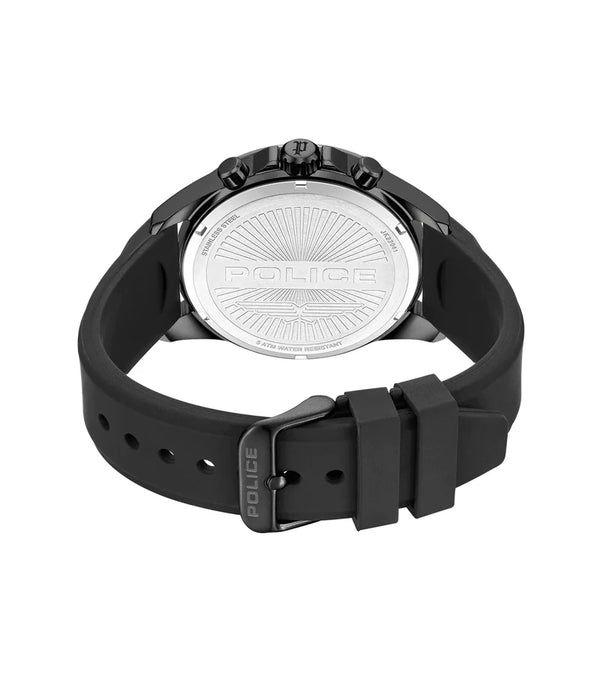 Police Black Dial Black Rubber - PEWJQ2204110