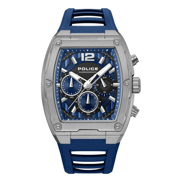 Police Sonic Quartz Chronograph Blue Dial Stainless Steel Watch (PEWGQ0090802)