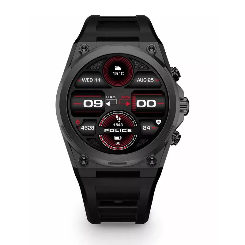 Police My.Avatar.2 Smartwatch AMOLED Digital Display Stainless Steel with Interchangeable Straps (PEIUN00003X1) - Cassim & Co South Africa
