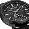 Police Jet Urban Quartz Black Textured Dial Gunmetal Stainless Steel Small Seconds Watch (PEWGF0093603)