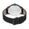 Police Jet Urban Quartz Black Textured Dial Gunmetal Stainless Steel Small Seconds Watch (PEWGF0093603)