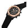 Police Knotty Chronograph Quartz Black Dial Silicone Strap Watch (PEWJQ0006405)