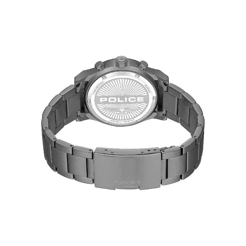 Police Knotty Skeleton Quartz Chronograph Gunmetal Stainless Steel Watch (PEWJK0006407) - Cassim & Co South Africa