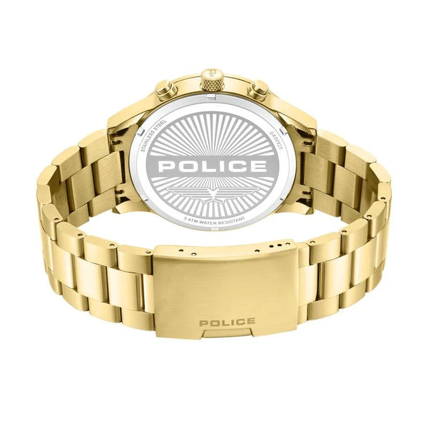 Police Levuka Quartz Chronograph Gold-Tone Stainless Steel Watch (PEWGK0092503)