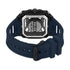 Police Disruptor I Quartz Skeletonised Black PVD Blue Silicone Watch (PEWGM0072001) - Cassim & Co South Africa