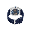 POLICE Scepter Dual Time Quartz Blue Dial Stainless Steel Silicone Strap Watch (PEWGM0081703) - Cassim & Co South Africa