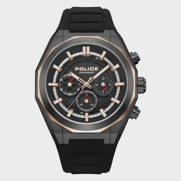 Police Black Silicone - PEWGO0093701